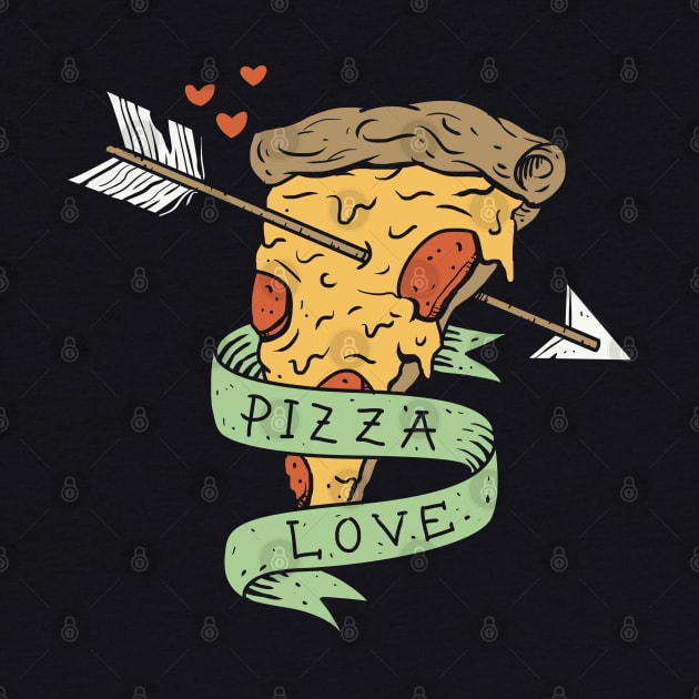 Pizza Love by Vincent Trinidad Art